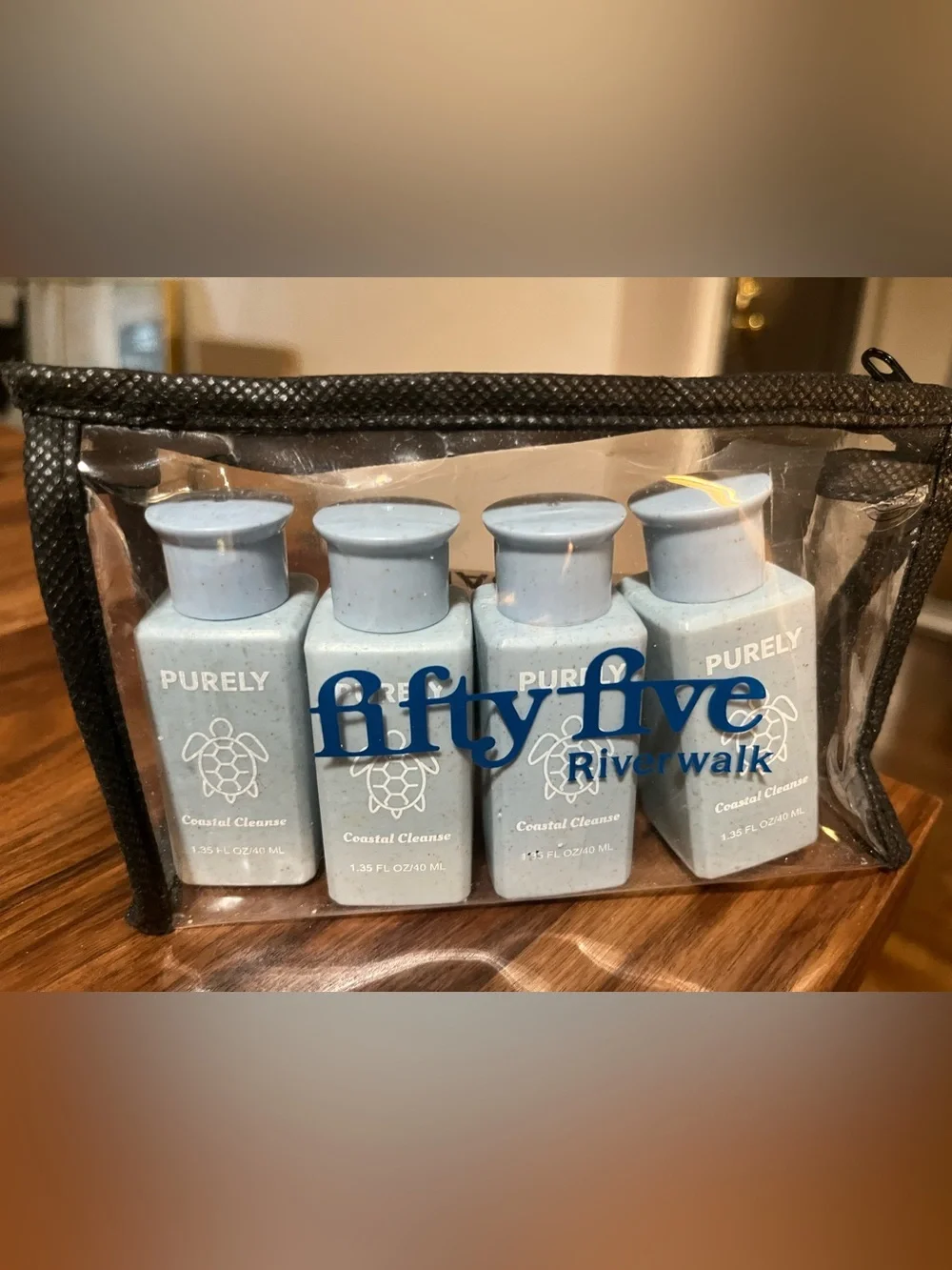 Coastal Cleanse Travel Bath & Body Set - Light Blue